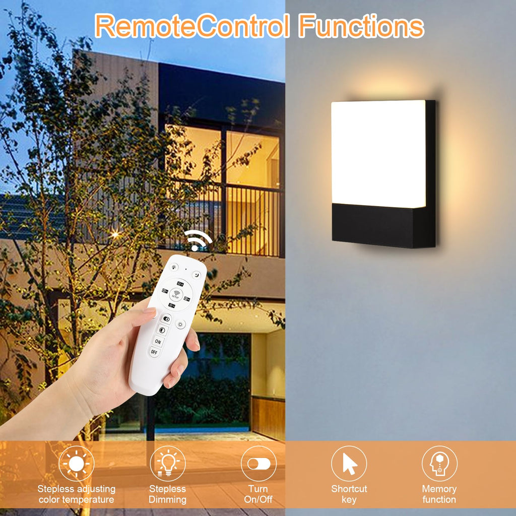 Wodoodporna lampa 18W CZARNA