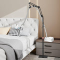 CPAP Hose Holder Adjustable Height Bed Hanger Prevents Tangling - White