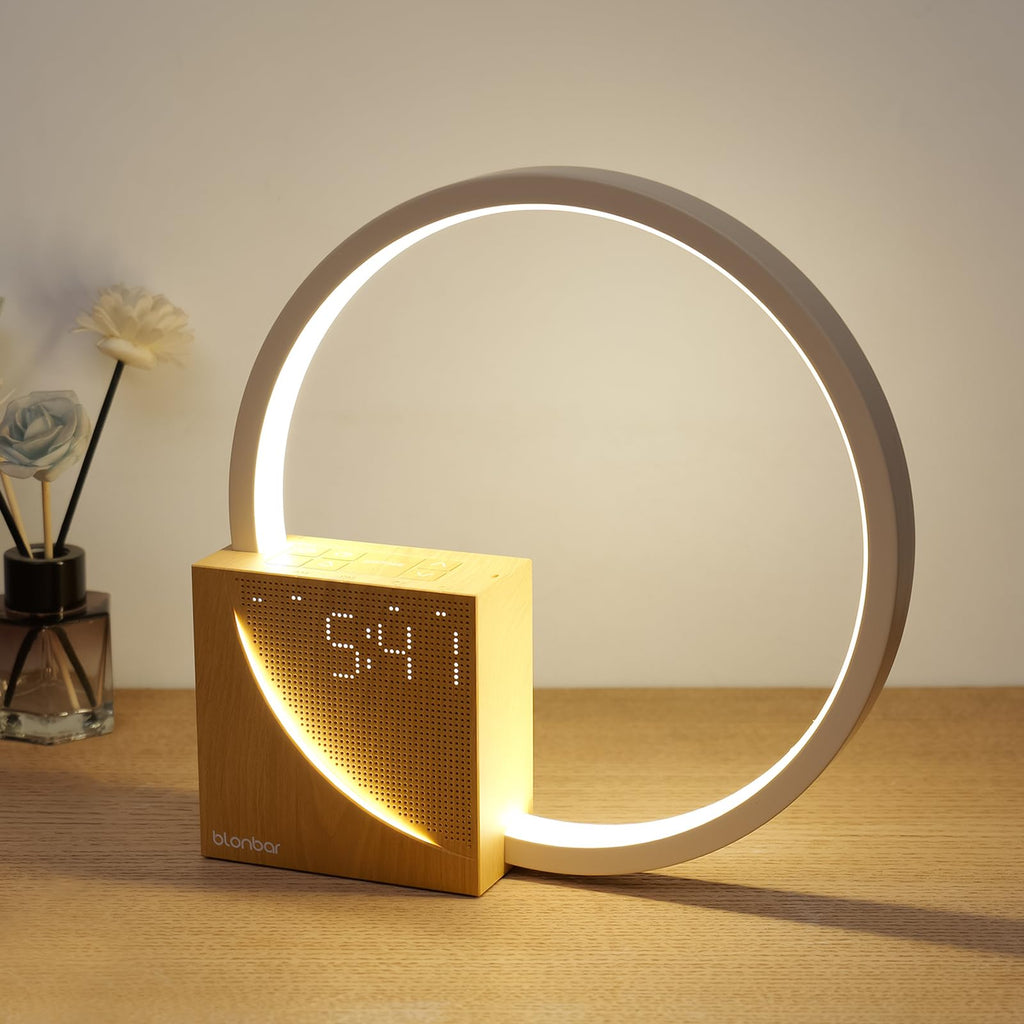 Blonbar AJ300 Night Light with Alarm Clock – LED, touch, nature sounds