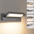 36W LED Outdoor Wall Lamp IP65 Waterproof with 350° Rotatable Panel – Dark Grey