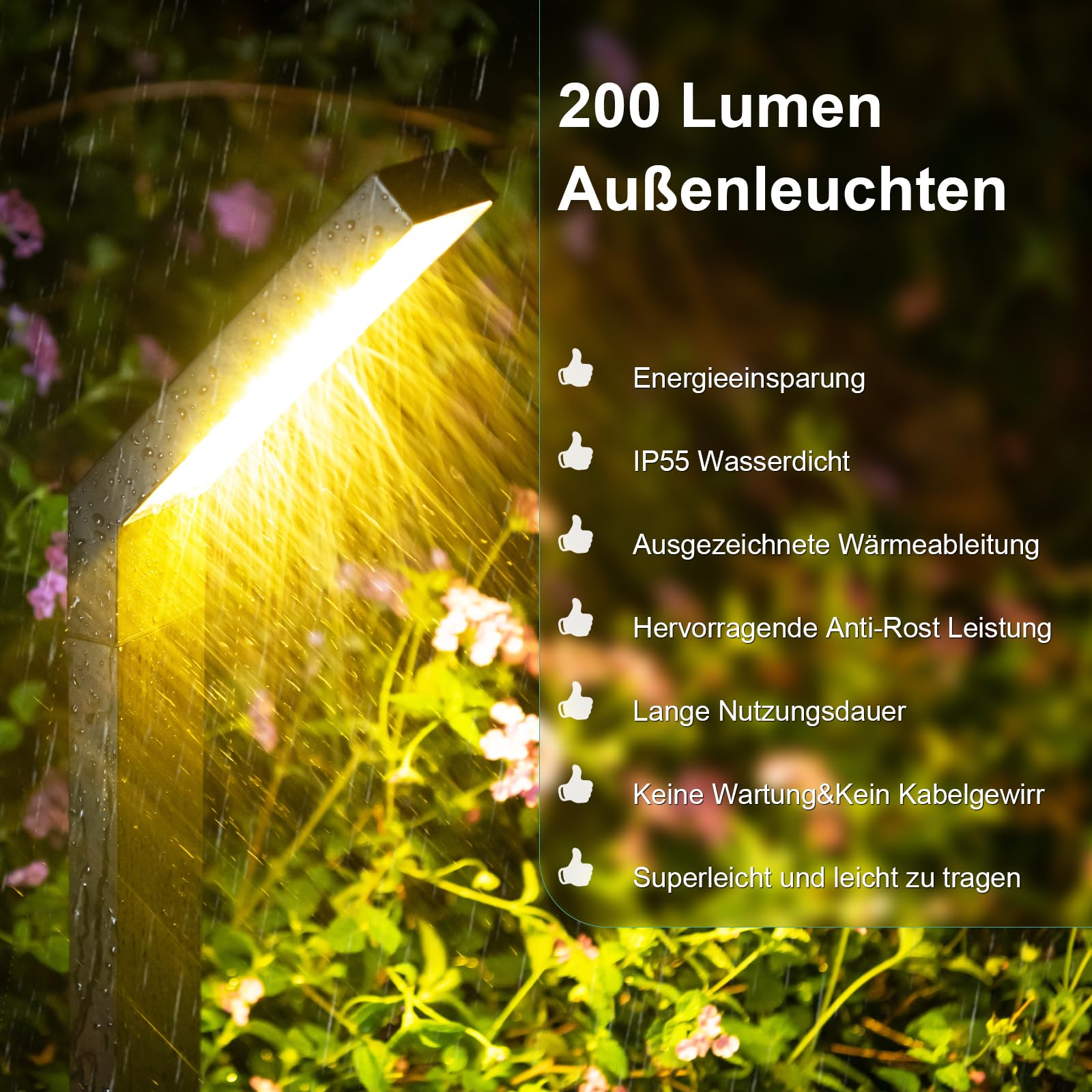 Solar LED Spotlight 4-pack 20 LEDs IP55 Waterproof – 3 Colors