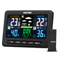Wireless Weather Station – Temperature and Humidity Sensors, Alarm Clock, Color LCD