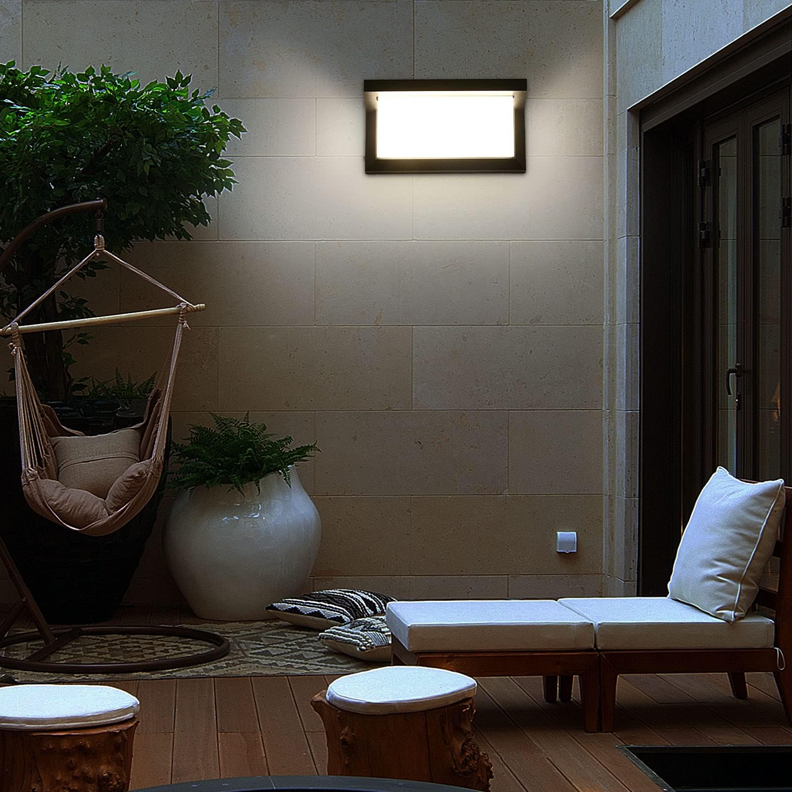 LED Outdoor Wall Light IP66 Waterproof for House Walls – Neutral White