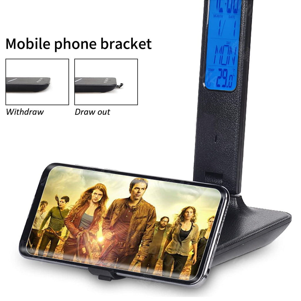 LED Desk Lamp with 10W Wireless Charger, 3 Color Temperatures, Dimmable