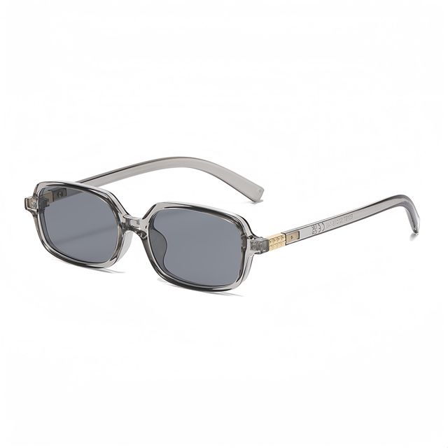 Retro UV400 Sunglasses - Unisex, Narrow Square Frame