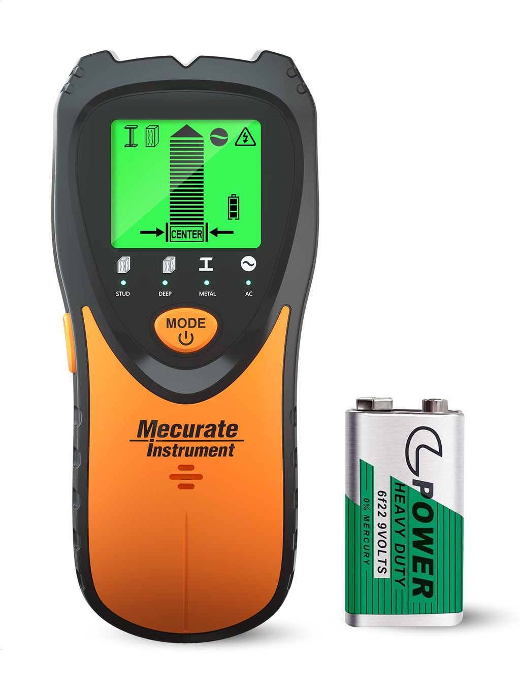 5-in-1 Wall Scanner Stud Finder Electronic Sensor - LCD Display