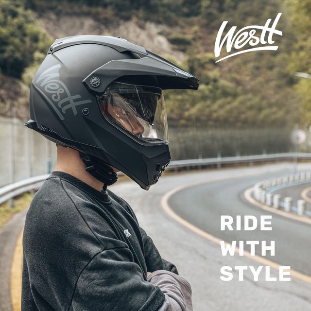 Kask Motocrossowy z Przyłbicą ECE R22/05 DOT – Lekki ABS + EPS Rozmiar L