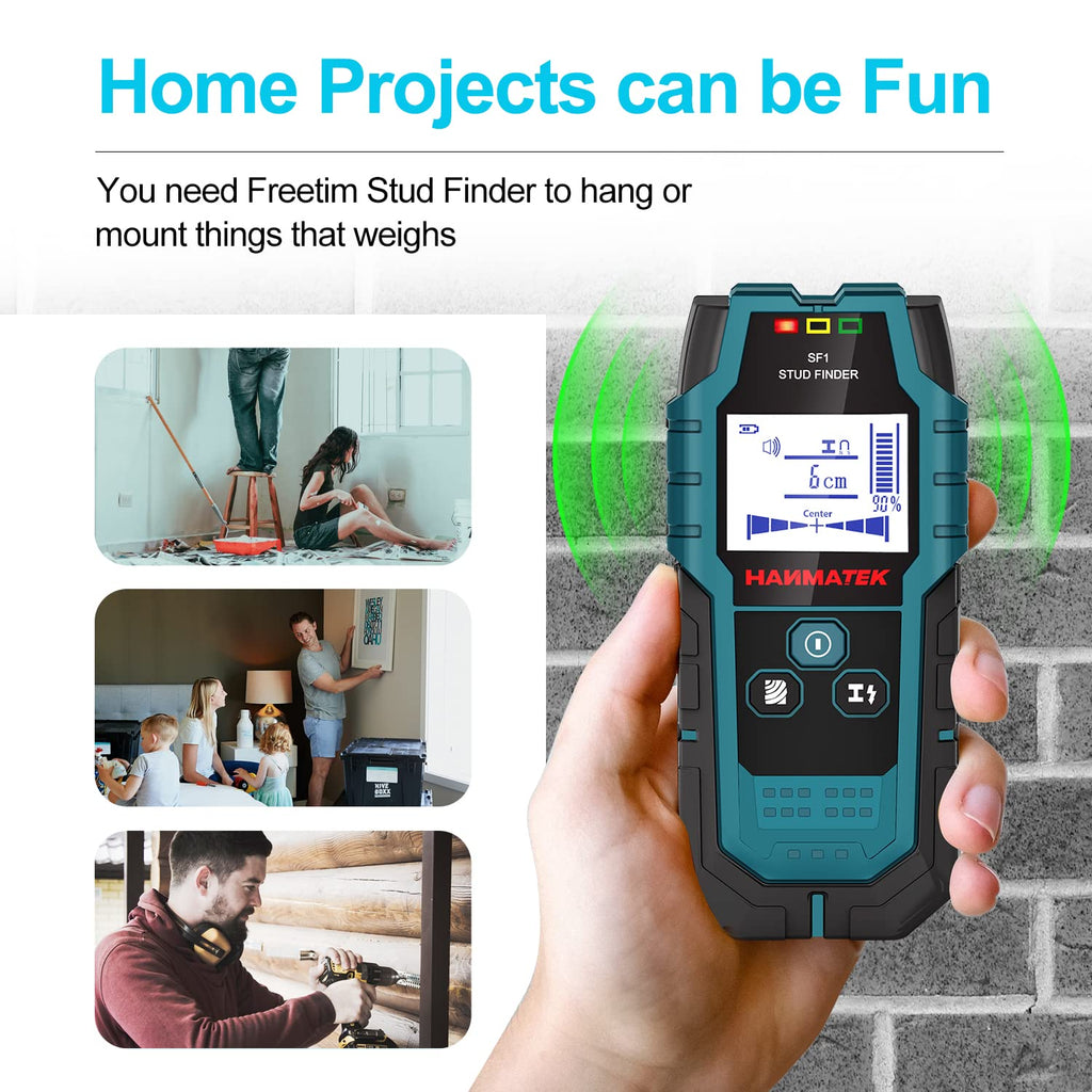 4-in-1 Stud Detector - Stud, Metal, Wire, and AC Voltage Detector