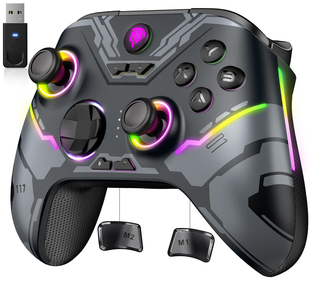EasySMX X15 Wireless PC Controller with Hall Effect Triggers and Joysticks - No Drift, Bluetooth
