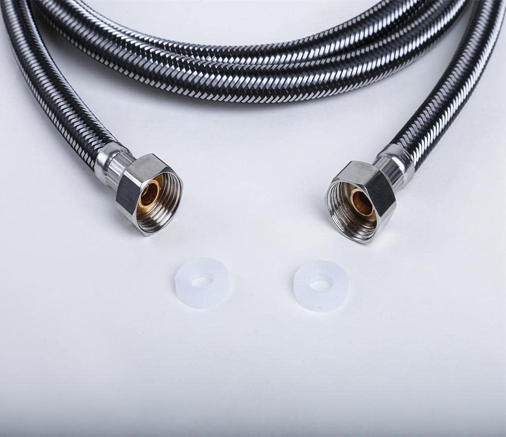 Stainless Steel Braided Hose 5M - Flexible for Taps