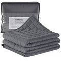 KANKAEU Weighted Blanket 9kg – 150x200cm, Glass Beads, Pressure Therapy, Better Sleep