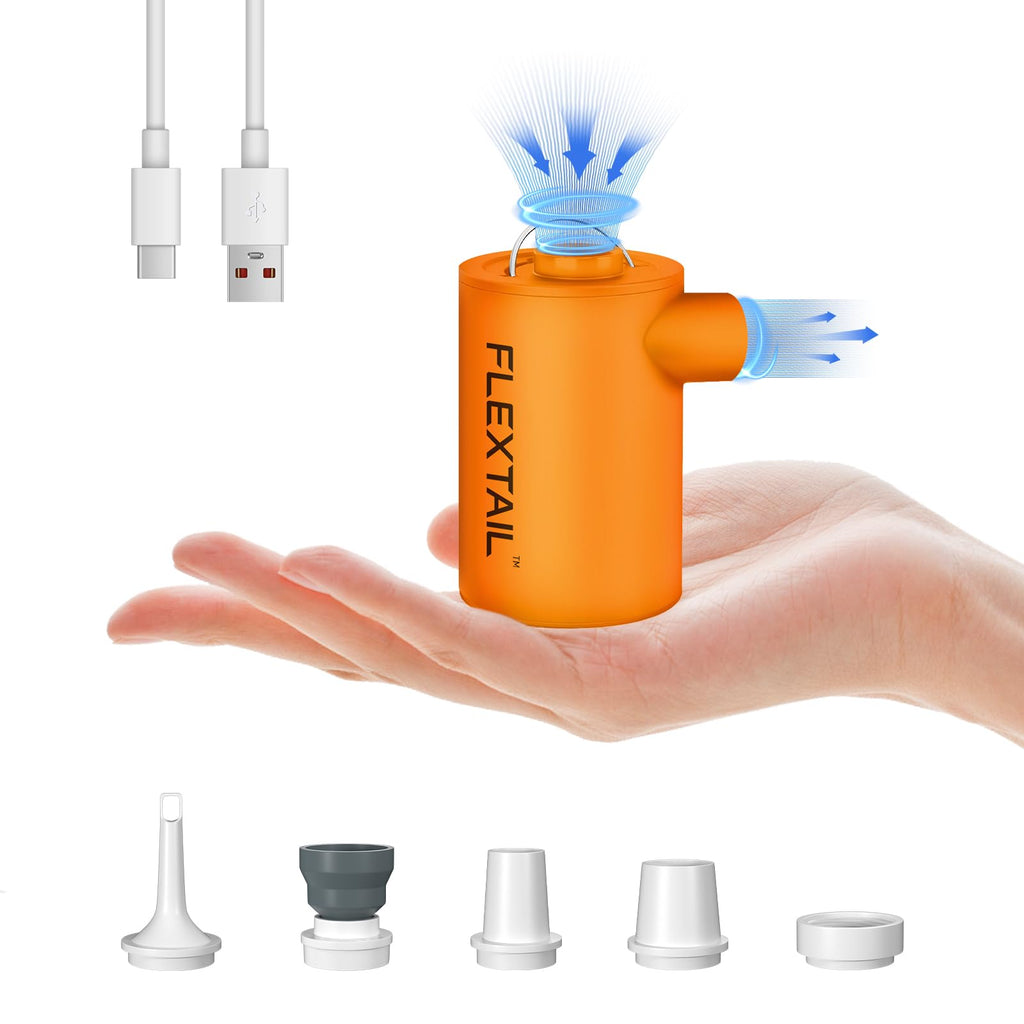 Portable Electric Air Pump Ultralight & Pocket-sized - 1600 mAh Battery