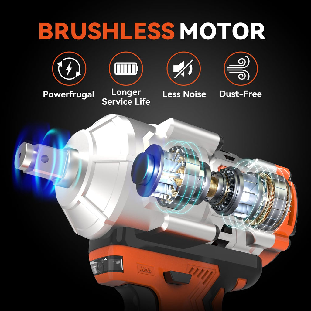 Klucz Udarowy Bravolu 700Nm Bezszczotkowy 1/2" – 21V