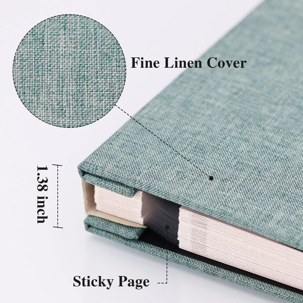 Photo Album Lanpn 10x15 for 400 Photos – Linen, Vertical Format, Beige