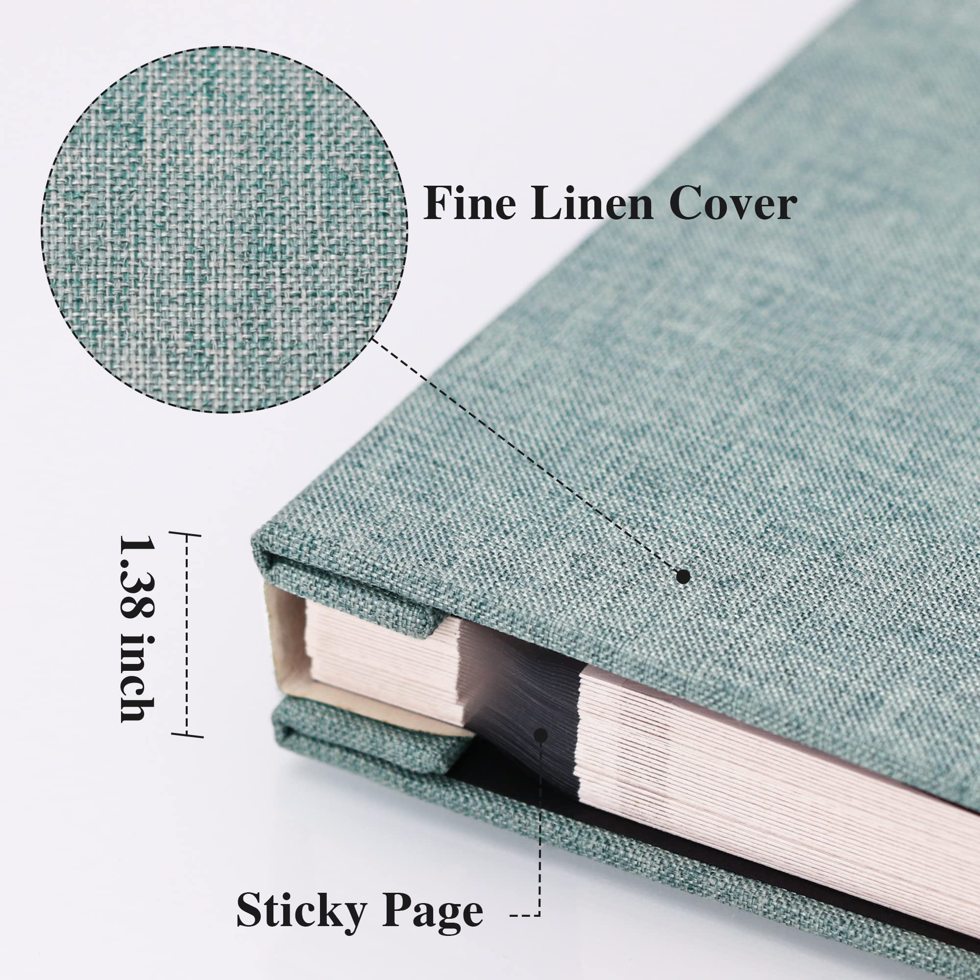 Photo Album Lanpn 10x15 for 400 Photos – Linen, Vertical Format, Beige
