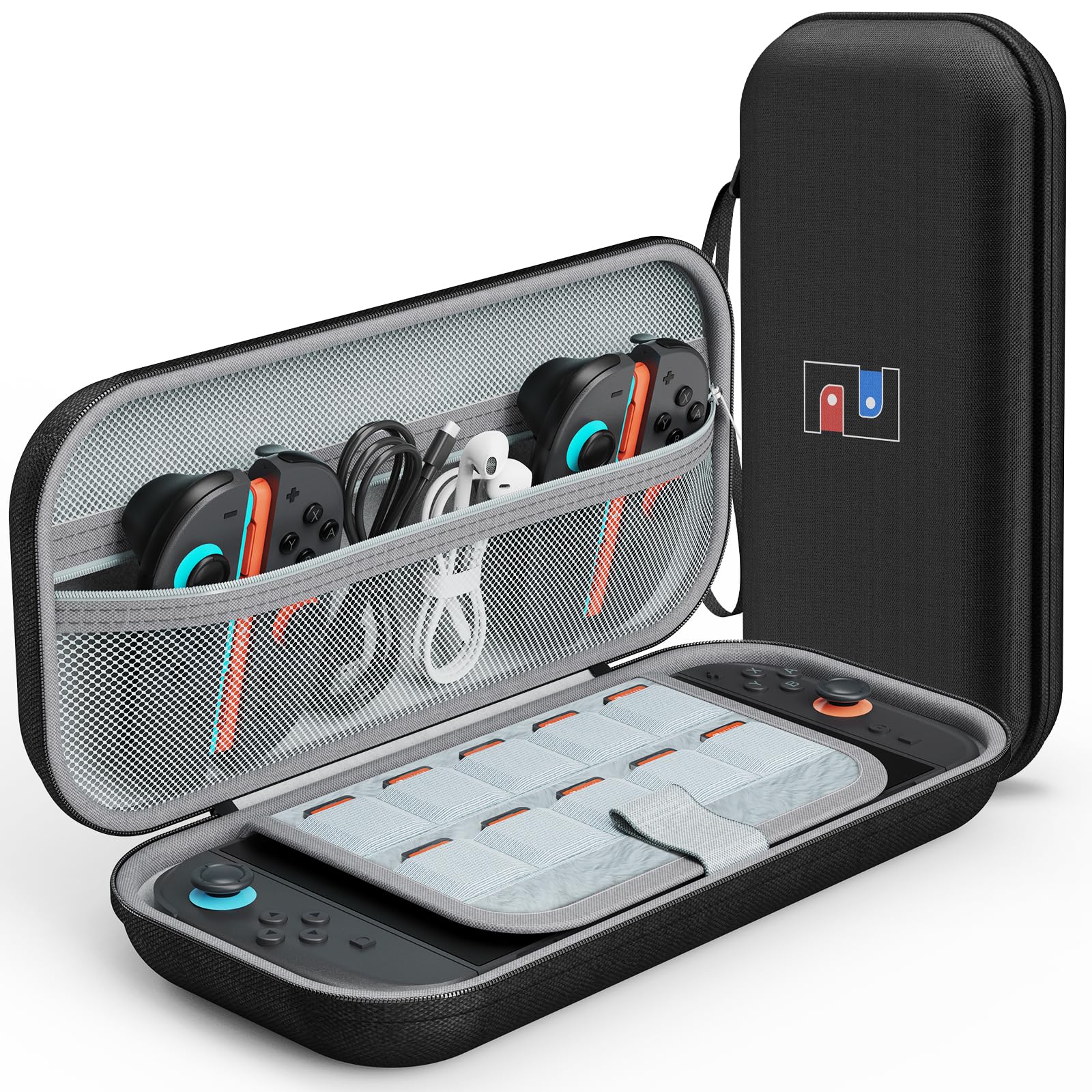MEKO Nintendo Switch Protective Hard Travel Case - Black