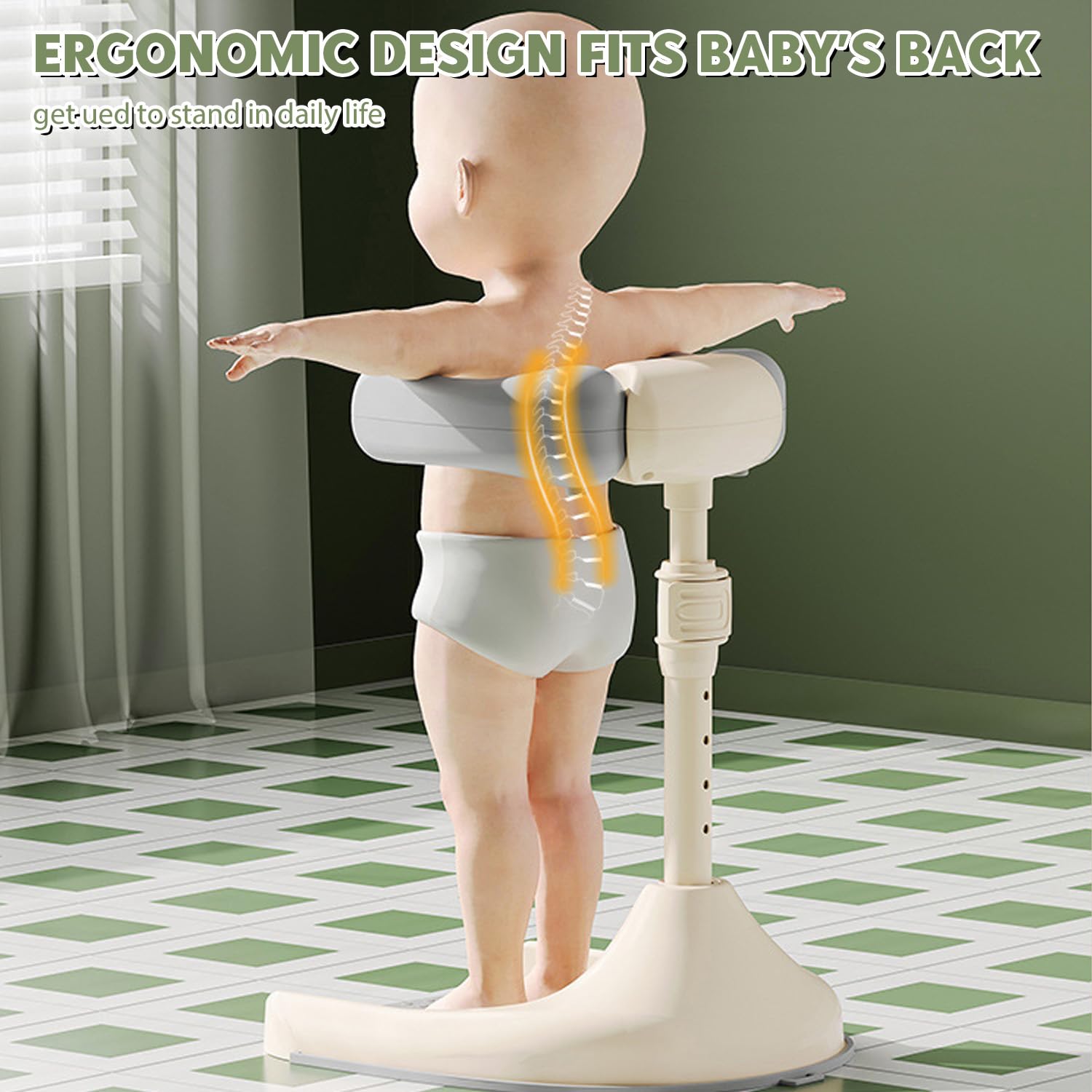 Adjustable Baby Bath Stand – Non-Slip Base, Toddler Support