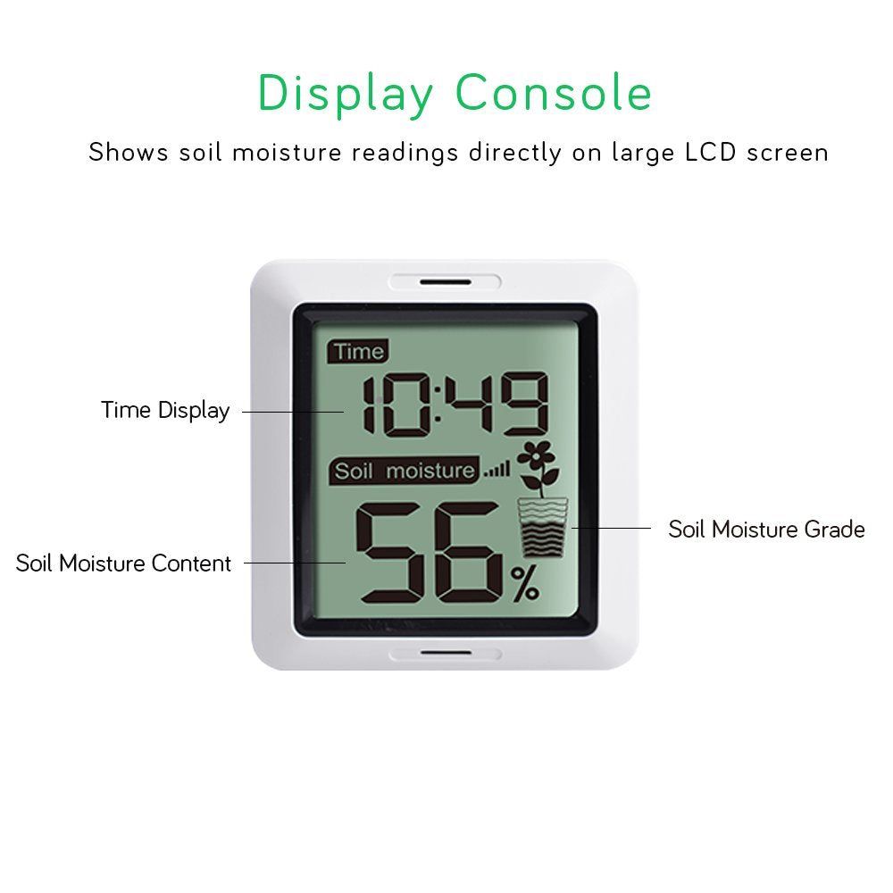 ECOWITT Soil Moisture Meter with Digital LCD Display for Indoor/Outdoor Use