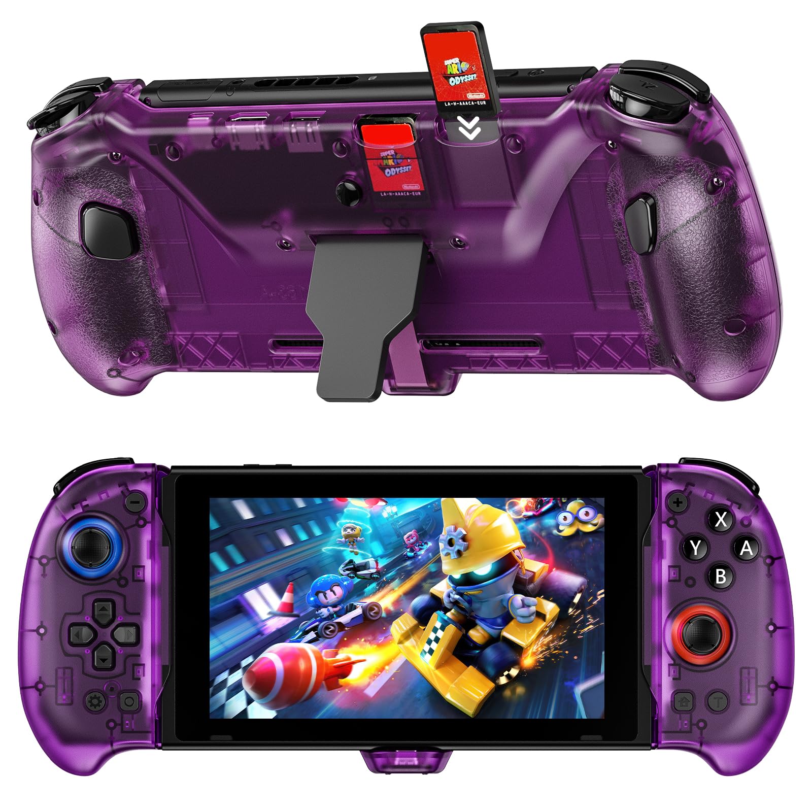 NexiGo Hall Effect Gripcon Joystick with HDMI TV Docking Output - Purple