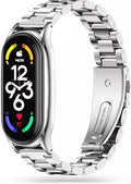 Pasek wymienny ze stali nierdzewnej Xiaomi Mi Smart Band 7 Srebrny