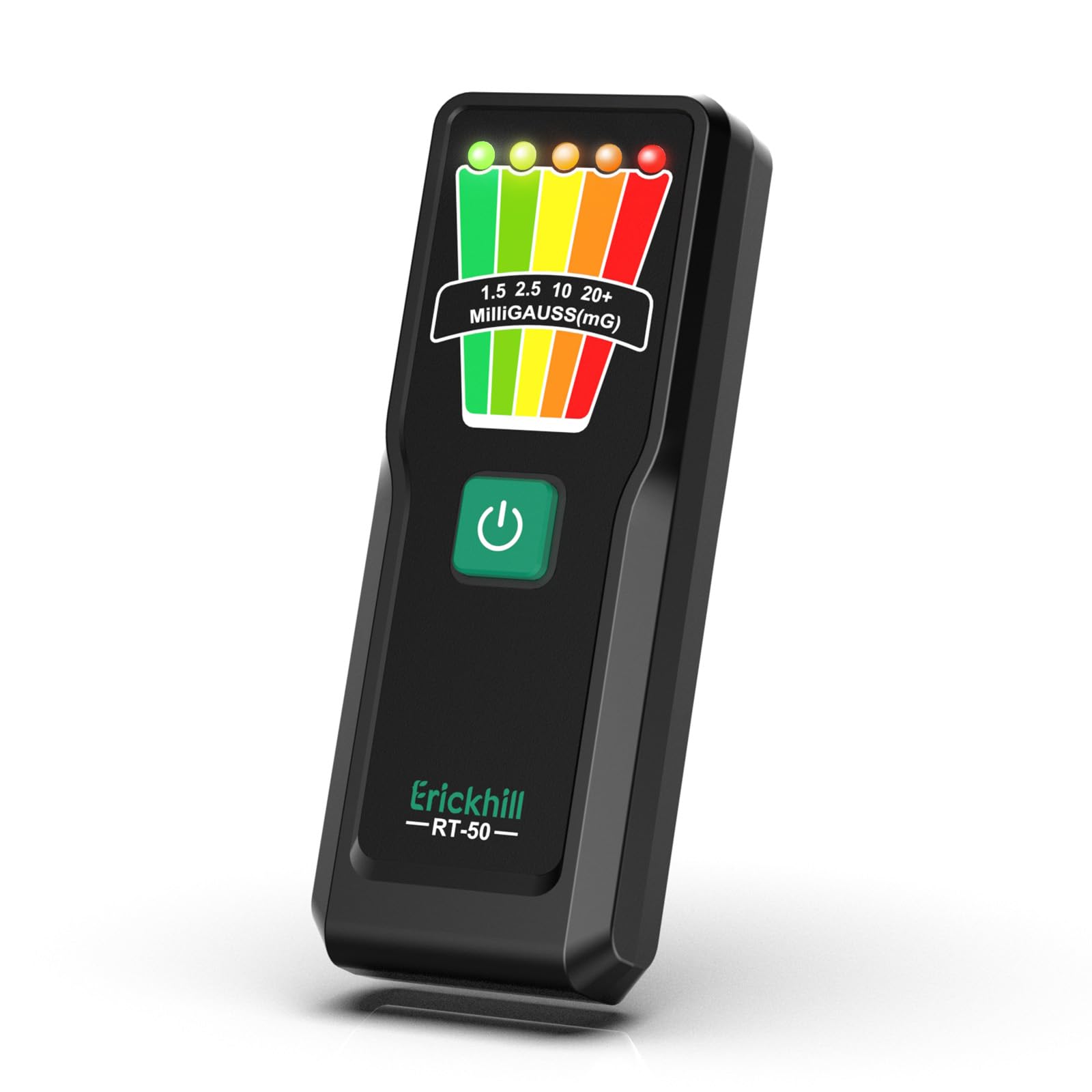 ERICKHILL Portable EMF Meter Ghost Hunting Equipment - Black