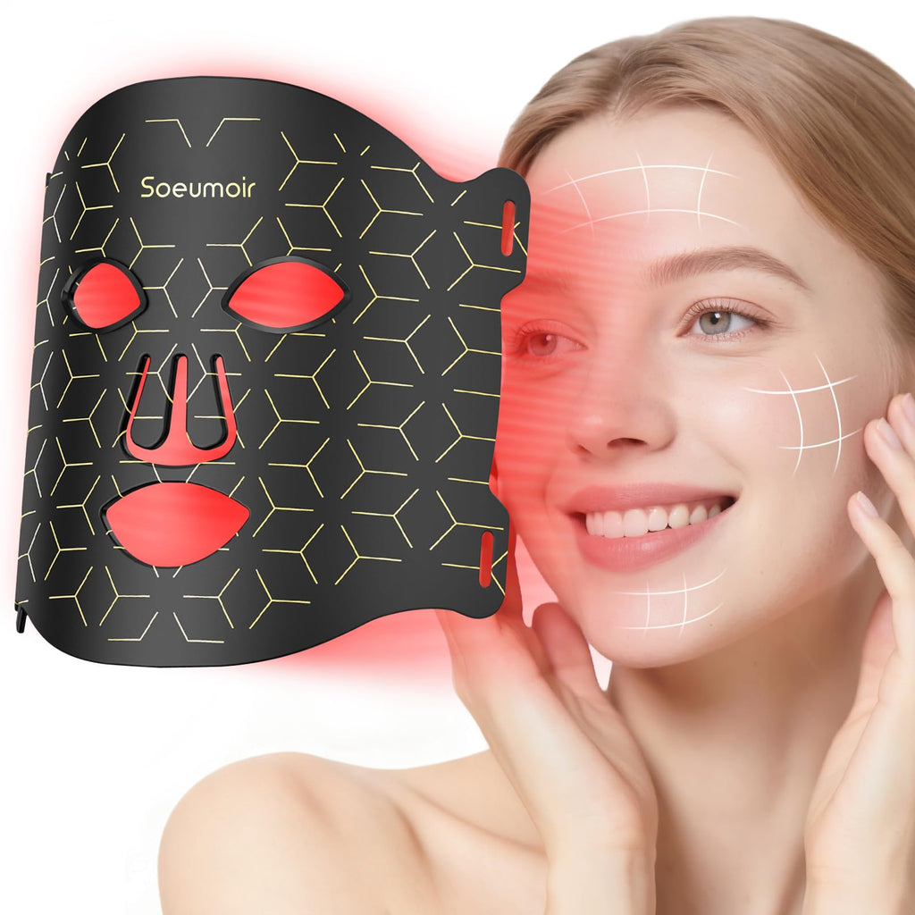 LED Face Mask Red Light Therapy Device 7-Color LED Skin Care