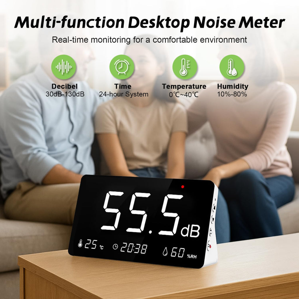 Sound Level Meter (Decibel) – Black