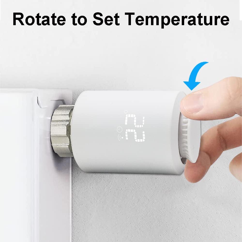 Smart Thermostatic Radiator Valve (TRV) WiFi Zigbee Starter Kit – Alexa compatible