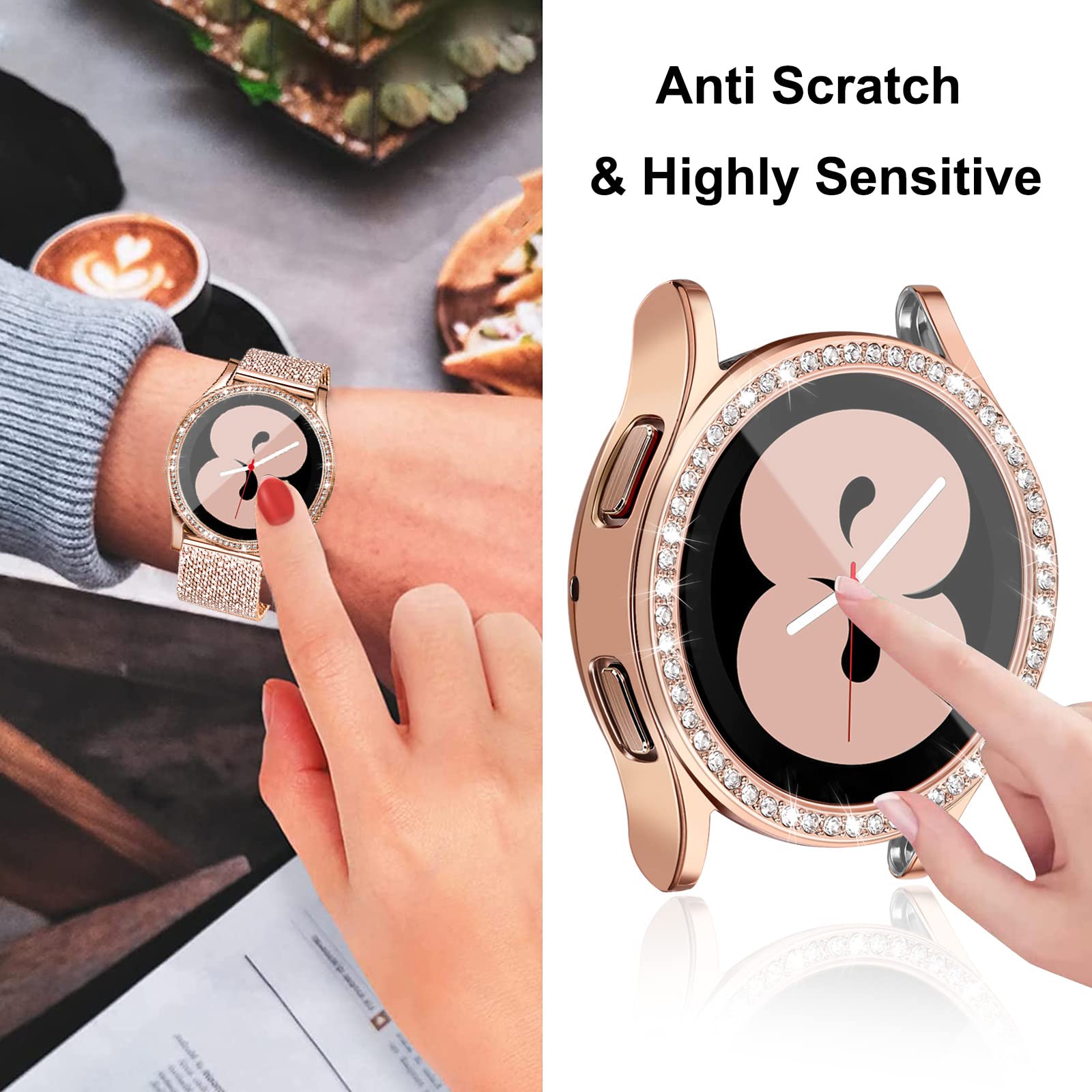 Mesh Stainless Steel Strap Compatible with Samsung Galaxy Watch 40mm – Silver