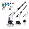 Electric Cleaning Brush with 9 Heads, Two-Speed Adjustment, Extendable Handle – Multifunctional