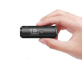 FLEXTAILGEAR Portable Electric Air Pump with Rechargeable Battery and 6 Nozzles - Black