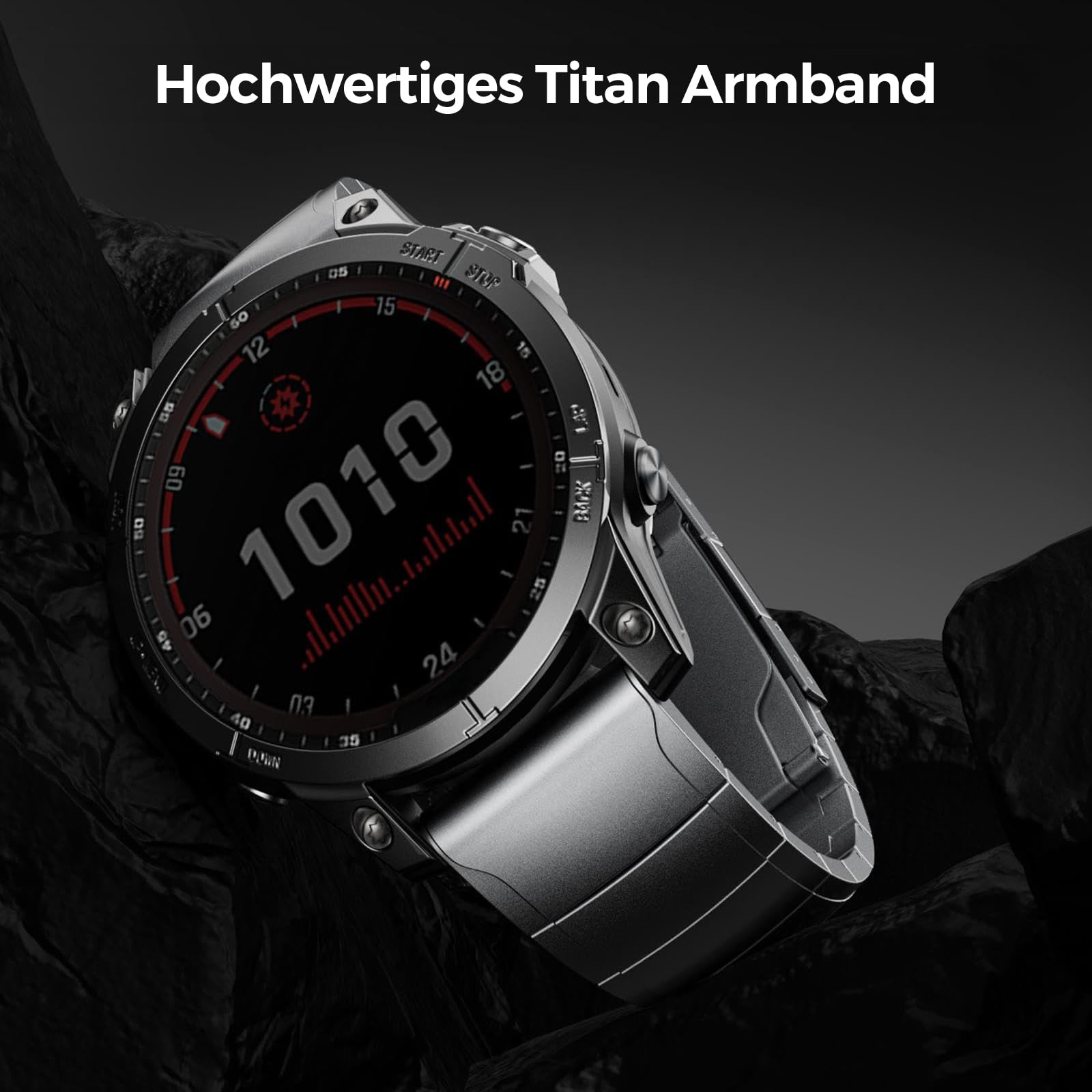 Titanium Quick Release 26mm Bracelet for Garmin Fenix 8 / Enduro