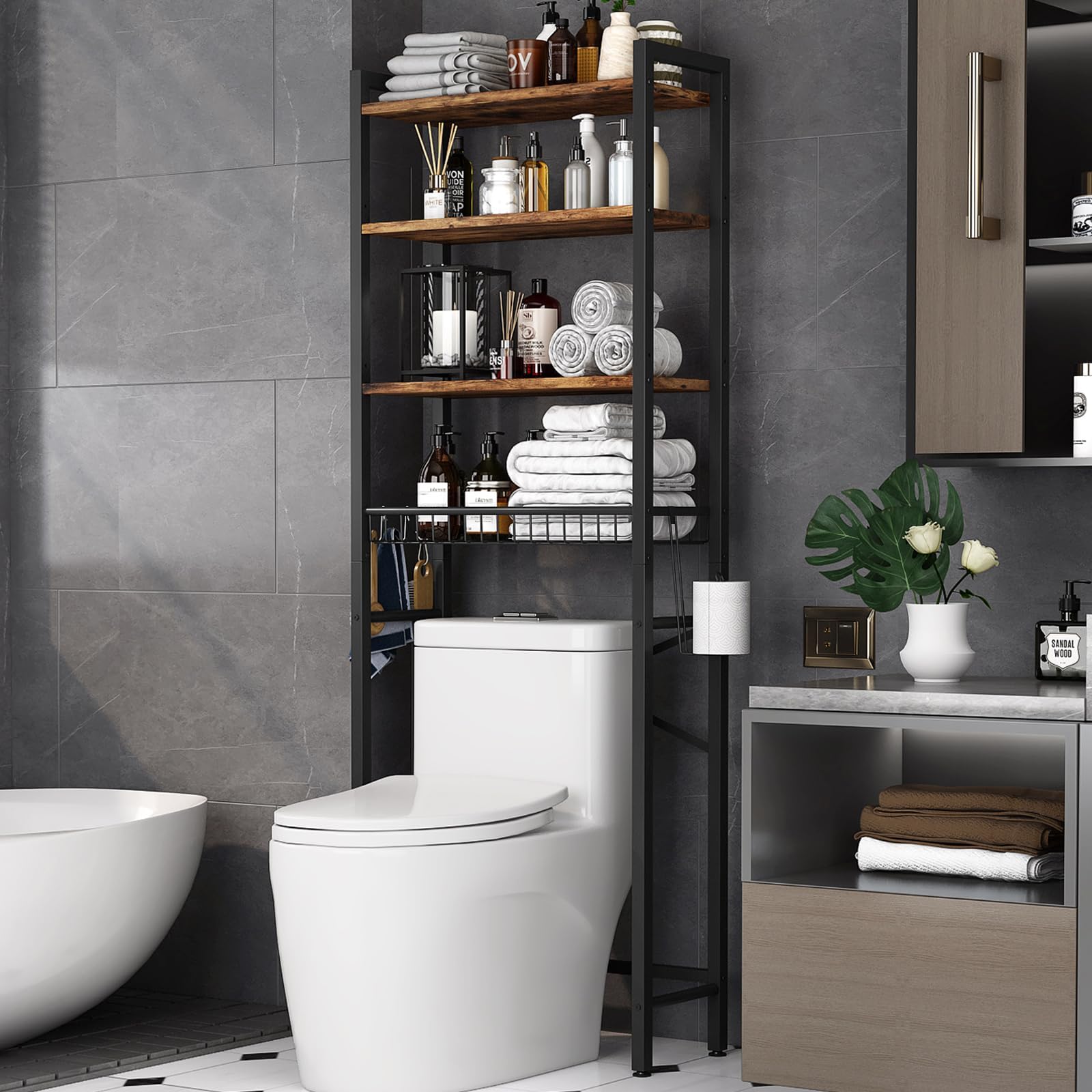 Kalrin Toilet Rack, 4-Tier