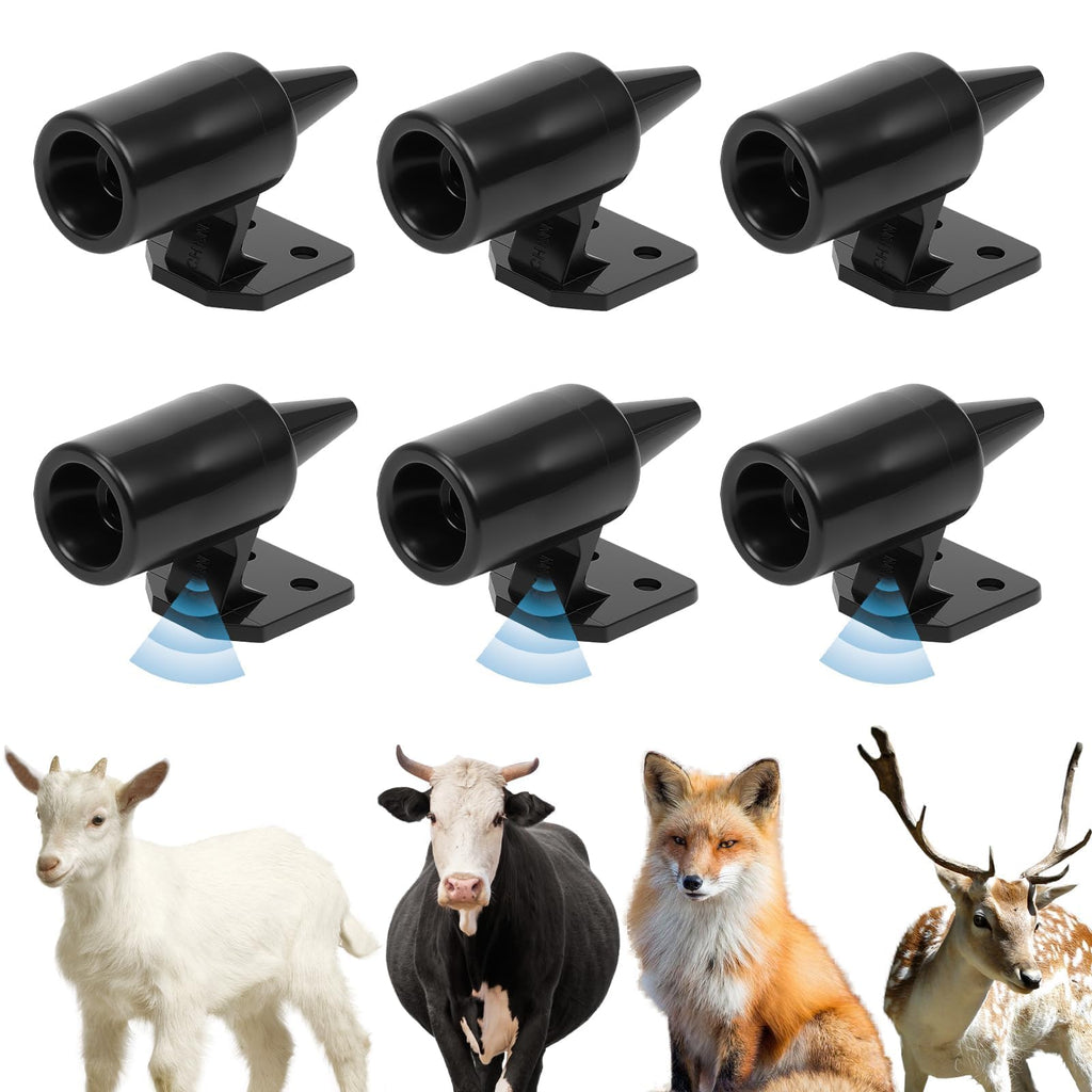SCROLIEY 2 Pcs Ultrasonic Whistles for Car, Truck, Motorcycle - Black