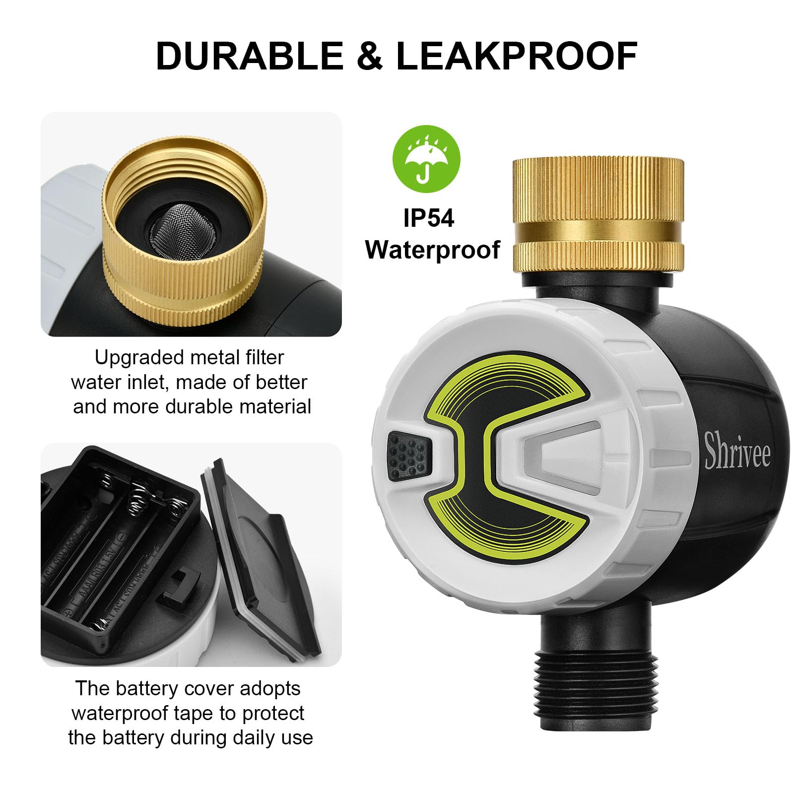 WiFi Automatic Irrigation Timer System – Brass