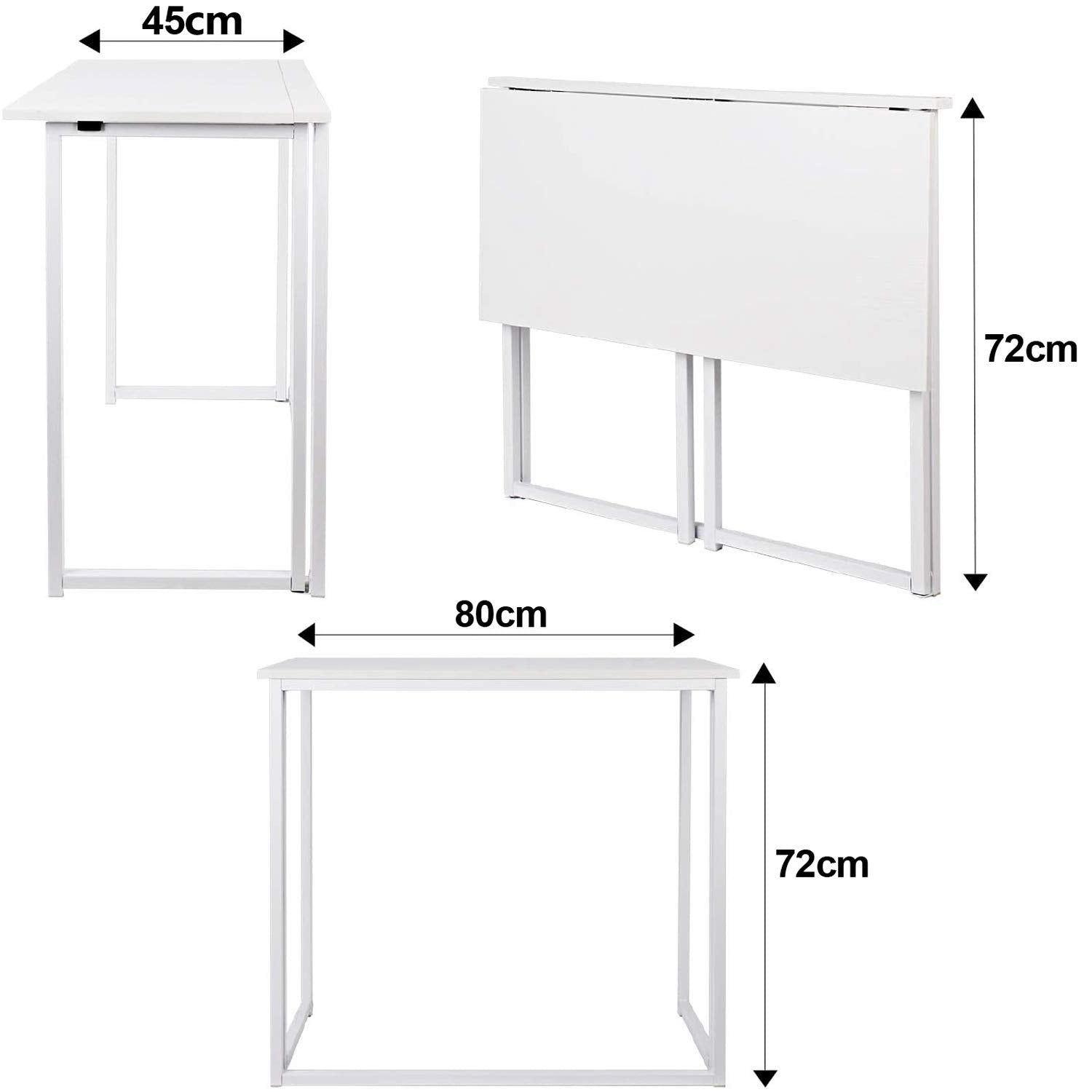 Leader Accessories Folding Computer Desk