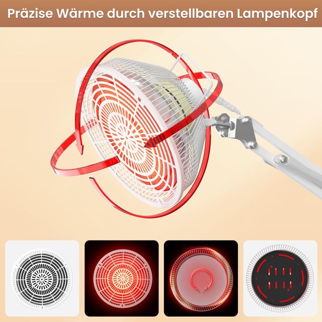 Lampa do terapii światłem czerwonym i podczerwienią 300W – Kobold VR200/VR300