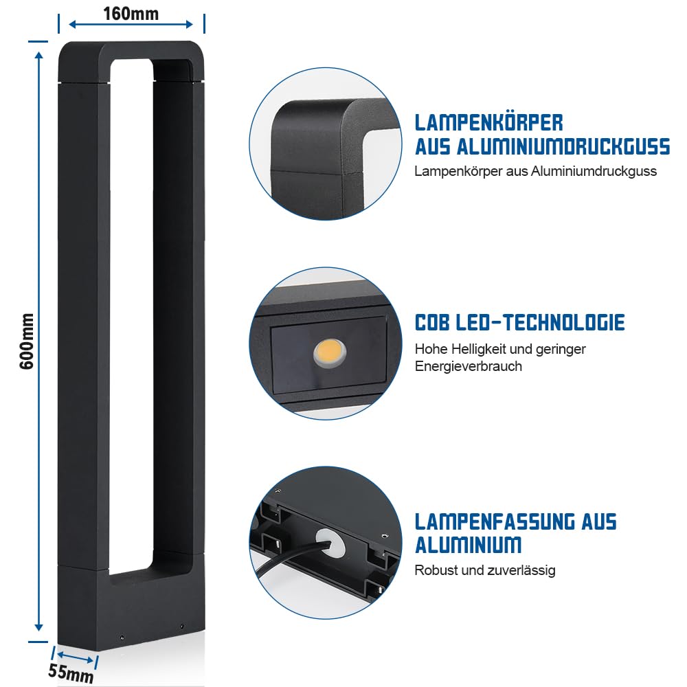 LED Outdoor Lighting 7W – 60 cm