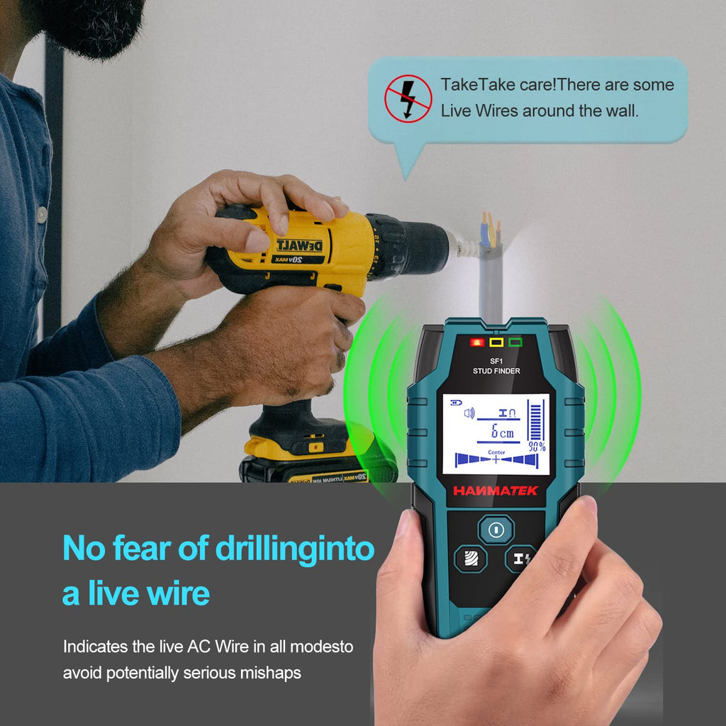 4-in-1 Stud Detector - Stud, Metal, Wire, and AC Voltage Detector