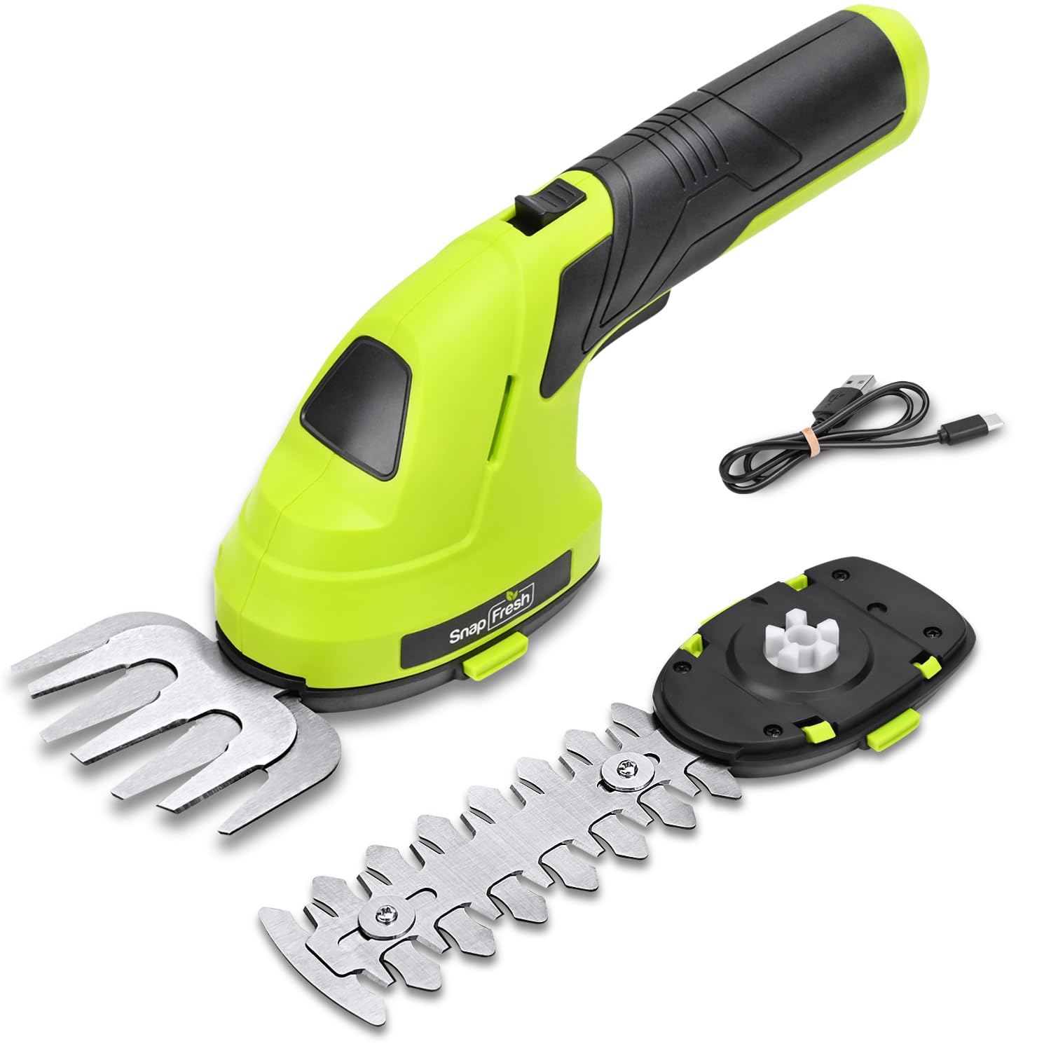 2-in-1 Mower and Hedge Trimmer, Cordless Electric Scissors - Garden