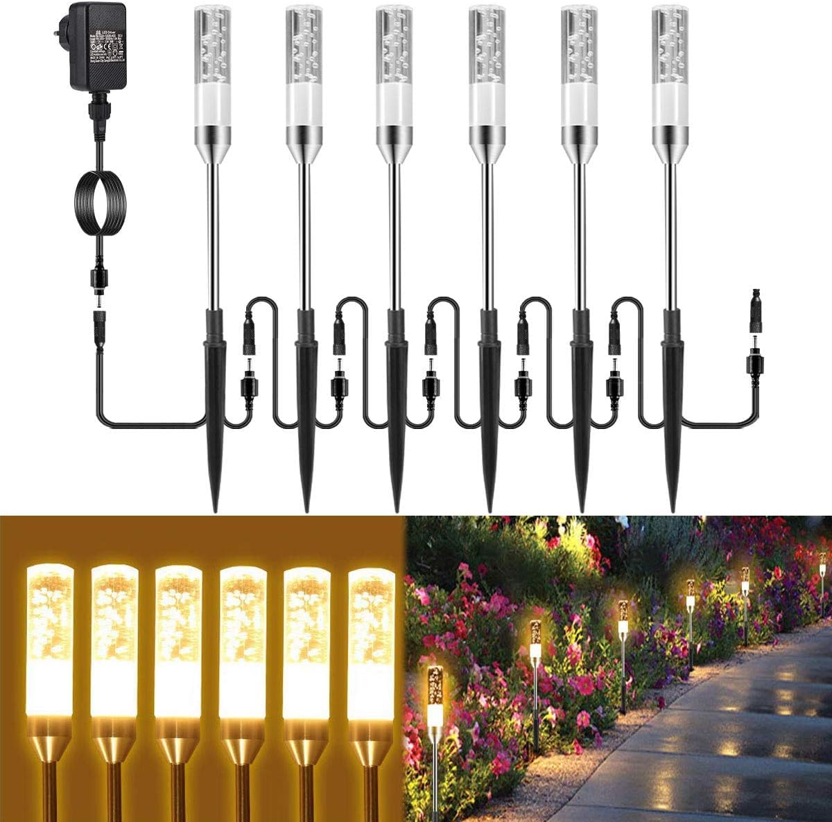 Garden lighting set 6 lamps