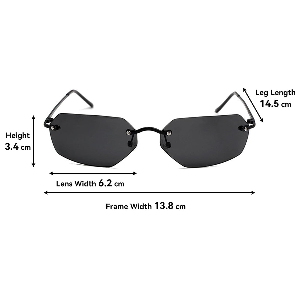 Men's black sunglasses