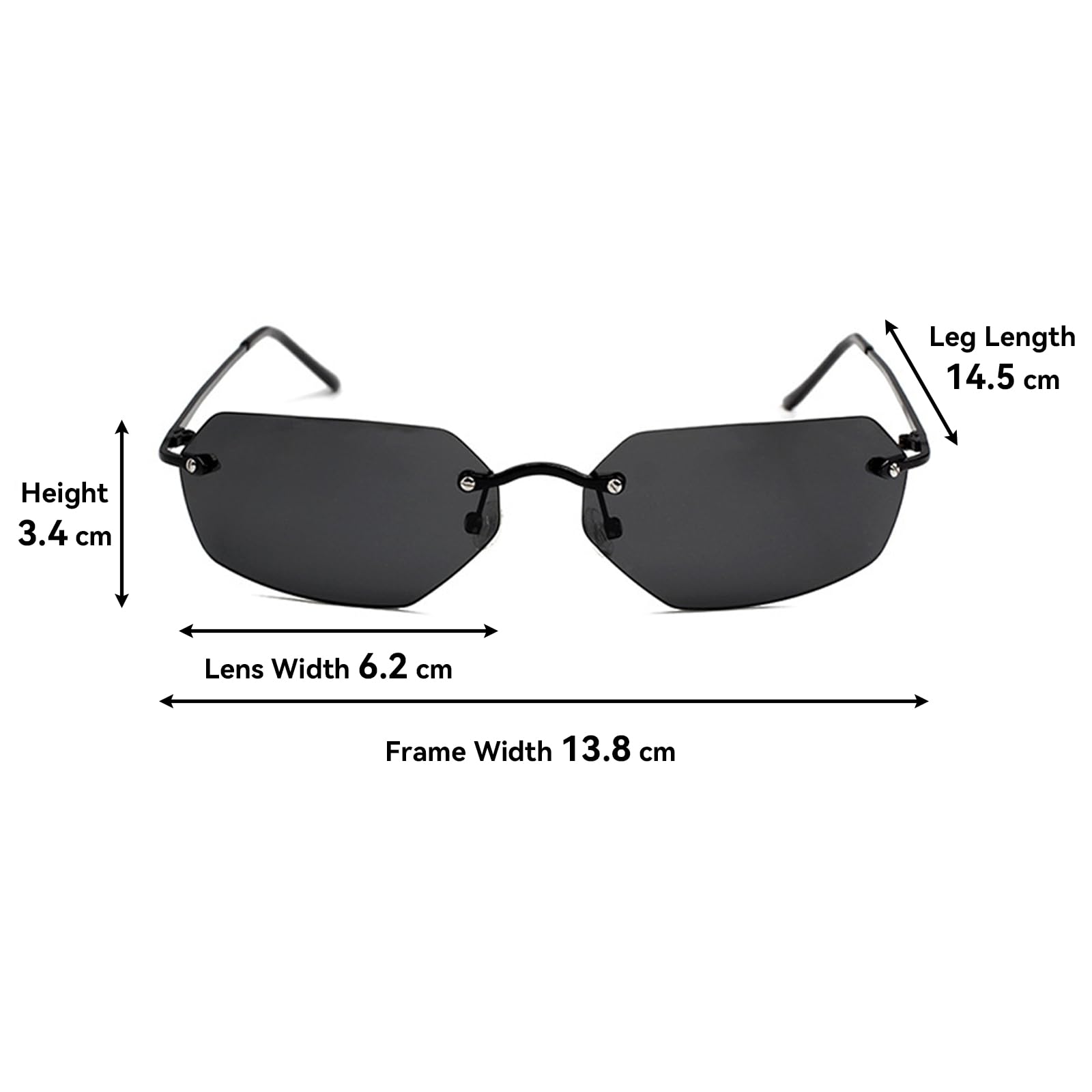 Men's black sunglasses