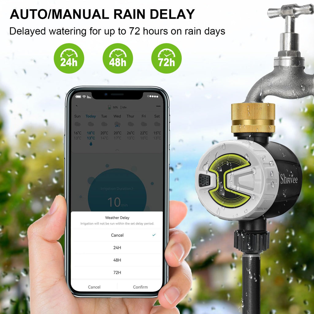 WiFi Automatic Irrigation Timer System – Brass