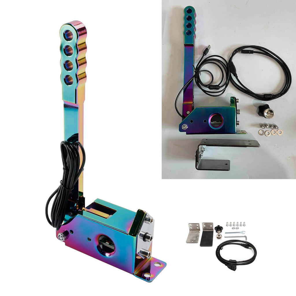 Hamulce ręczne USB do sim racing czujnik Hall kompatybilny z Logitech & Fanatec – Kolor
