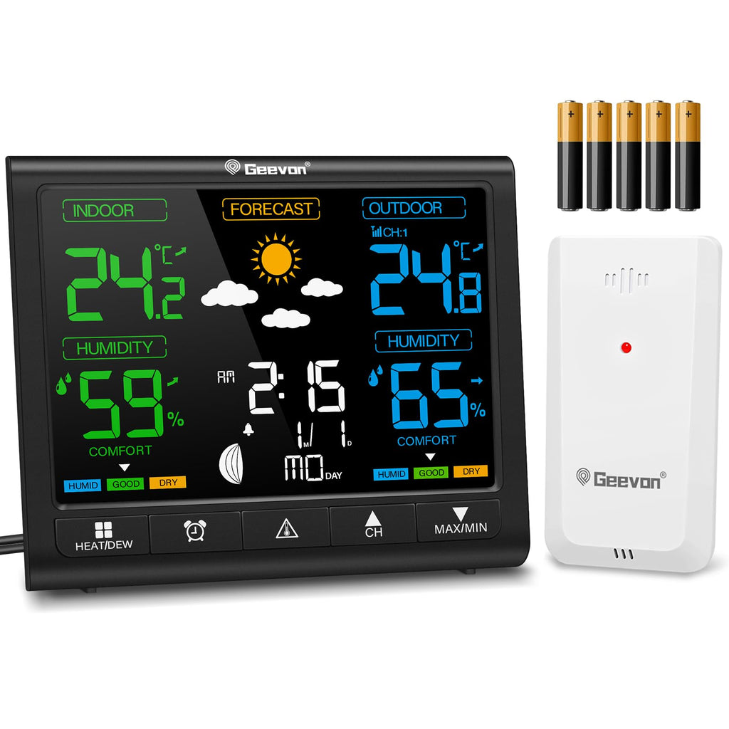 Wireless LCD Weather Station with Battery