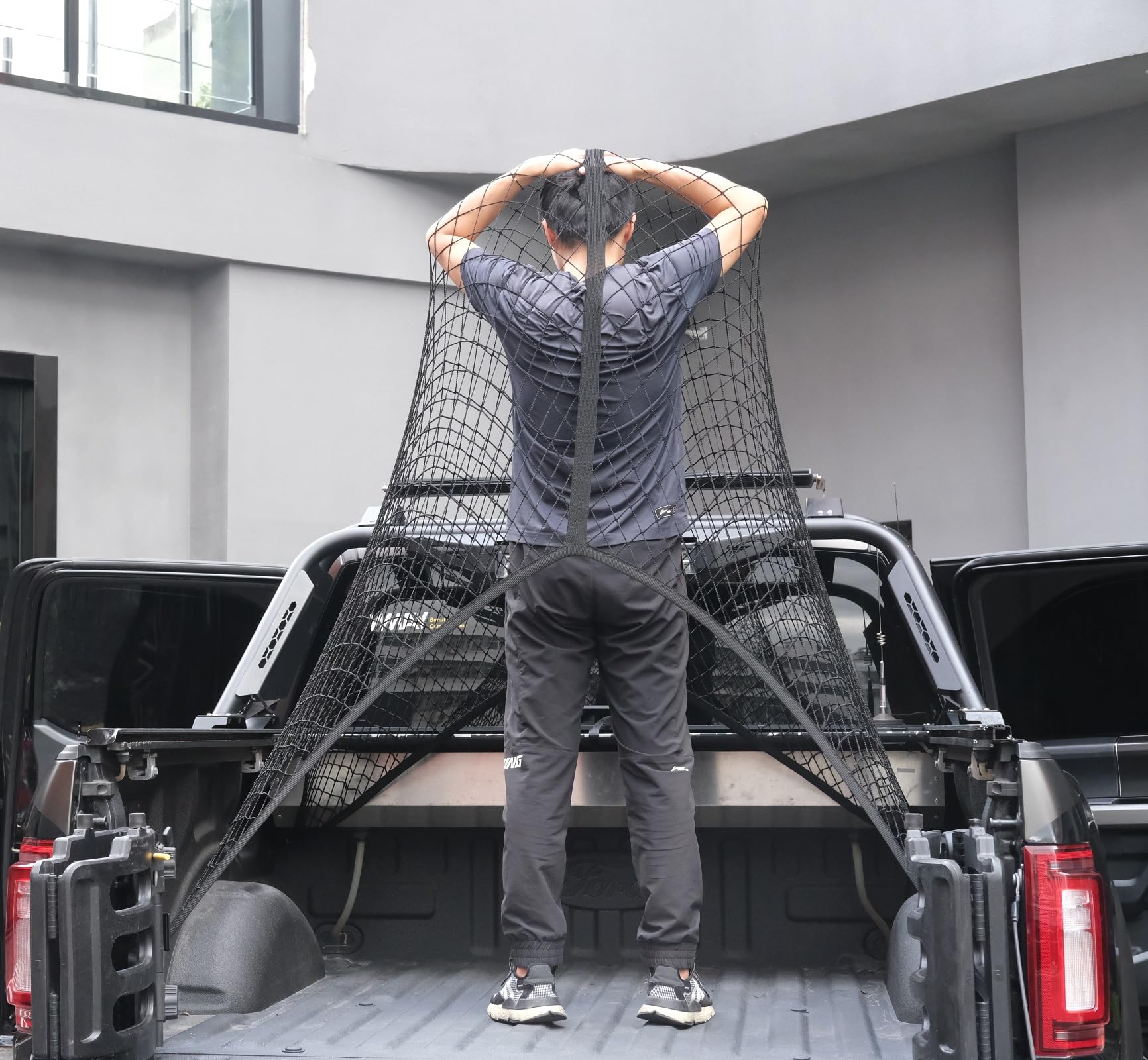Flexible trunk net, stretchable to 2.1x2.1 m, single layer – 1.2x1.2 m