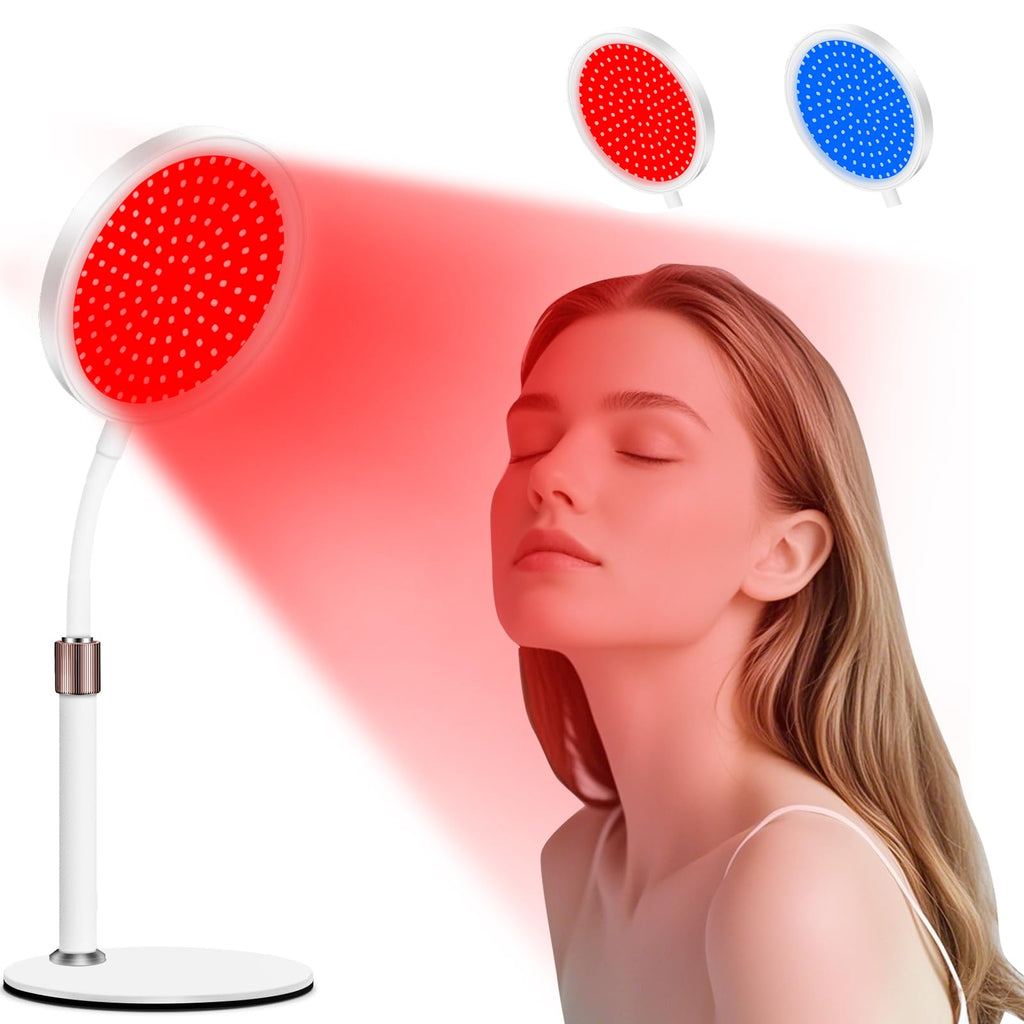 Lampa Czerwona Hottoerak 100 LED na podczerwień z timerem i regulowanym szyjką – Czarna