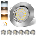5W IP44 Dimmable Recessed LED Downlight for Bathroom, Kitchen, Living Room – Warm White