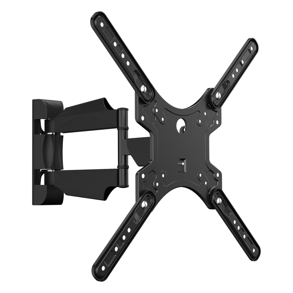 Suptek TV Wall Mount Swivel Tilt Extendable for 32-55 inch TVs VESA 400x400mm – Black